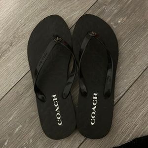 Coach flip flops